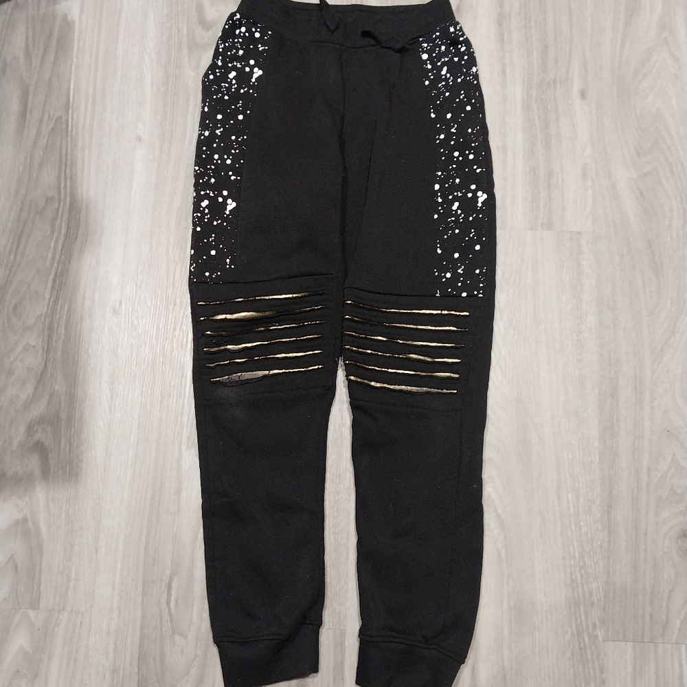 Classic Phat Farm Boys Black Sweatpants Size L